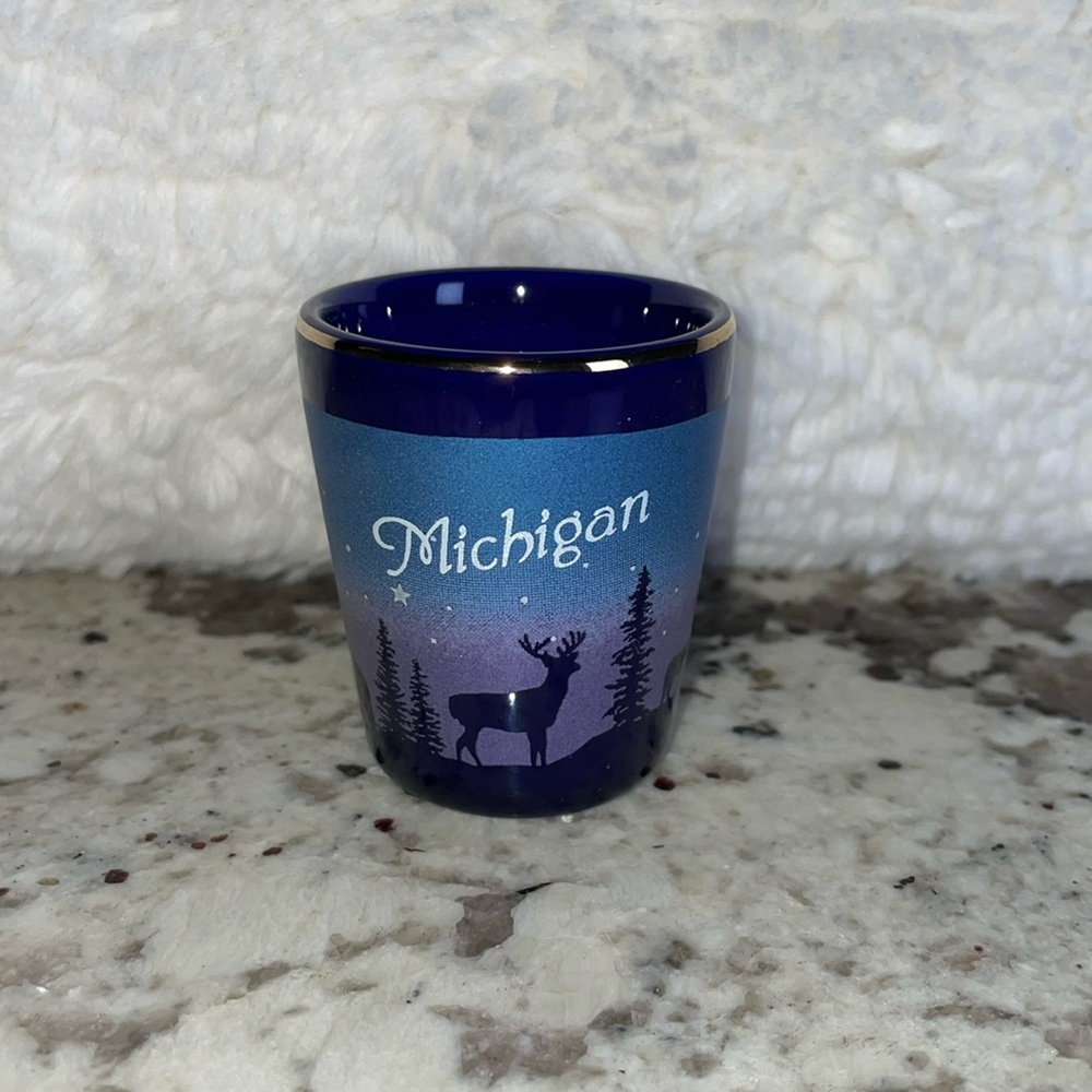 Vintage Michigan Shot Glass